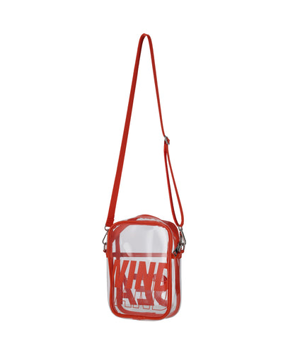 CLEAR LOGO SHOULDER BAG
