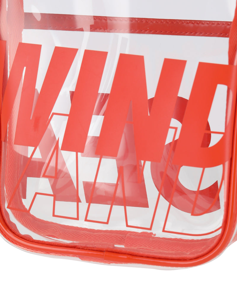 CLEAR LOGO SHOULDER BAG