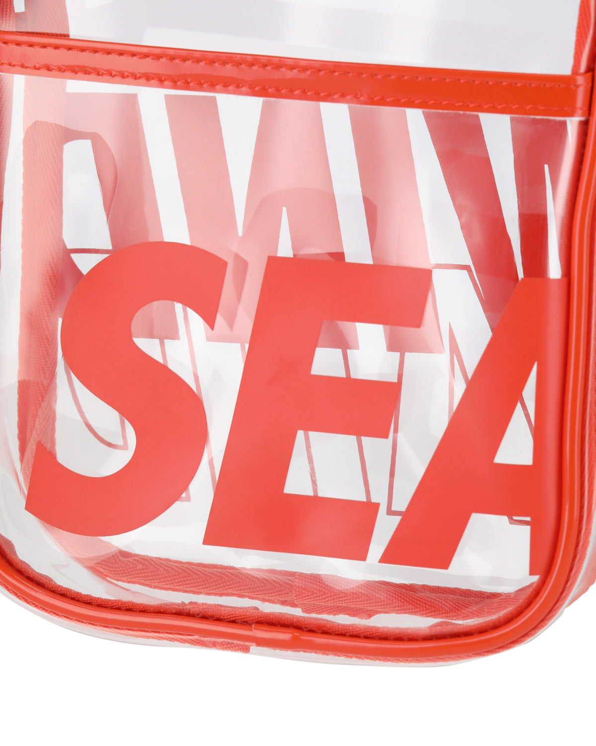 CLEAR LOGO SHOULDER BAG