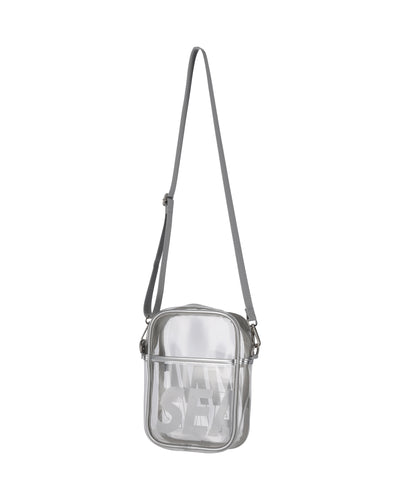 CLEAR LOGO SHOULDER BAG