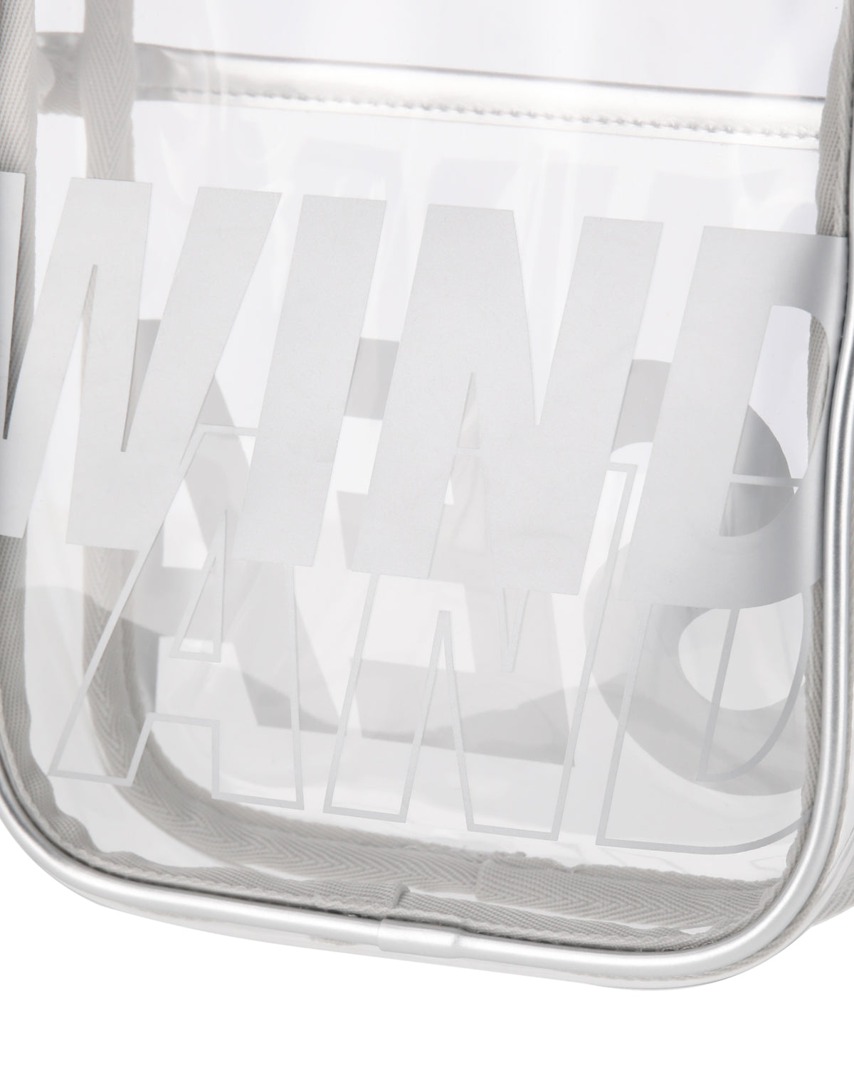 CLEAR LOGO SHOULDER BAG