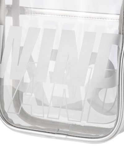 CLEAR LOGO SHOULDER BAG