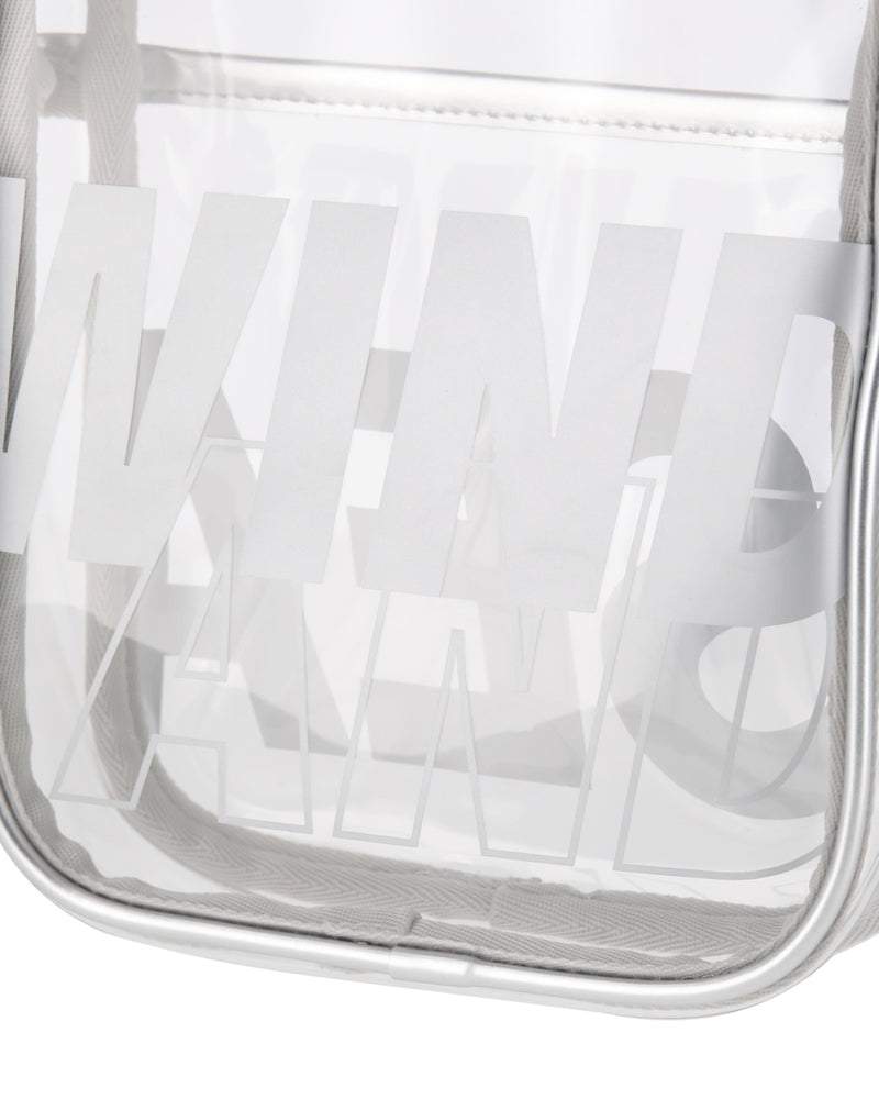 CLEAR LOGO SHOULDER BAG