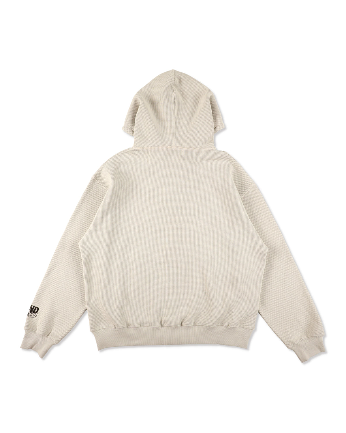 HEAVY WAFFLE ZIP SWEATSHIRT