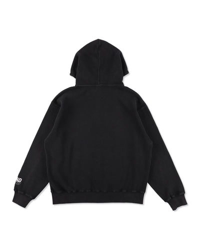 HEAVY WAFFLE ZIP SWEATSHIRT