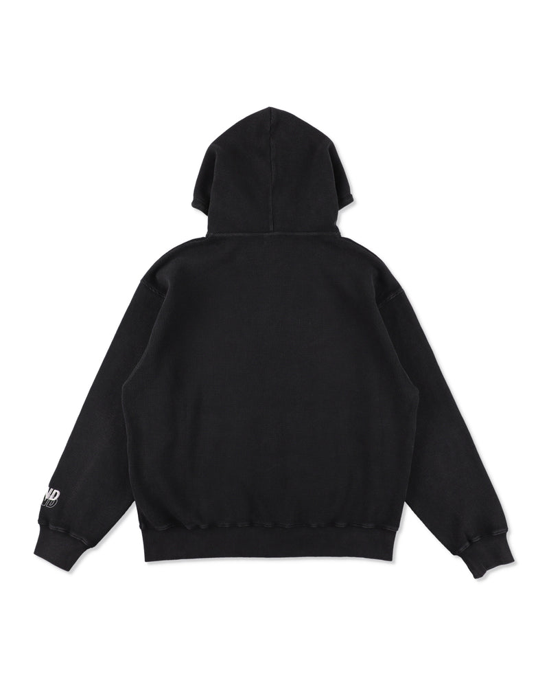 HEAVY WAFFLE ZIP SWEATSHIRT