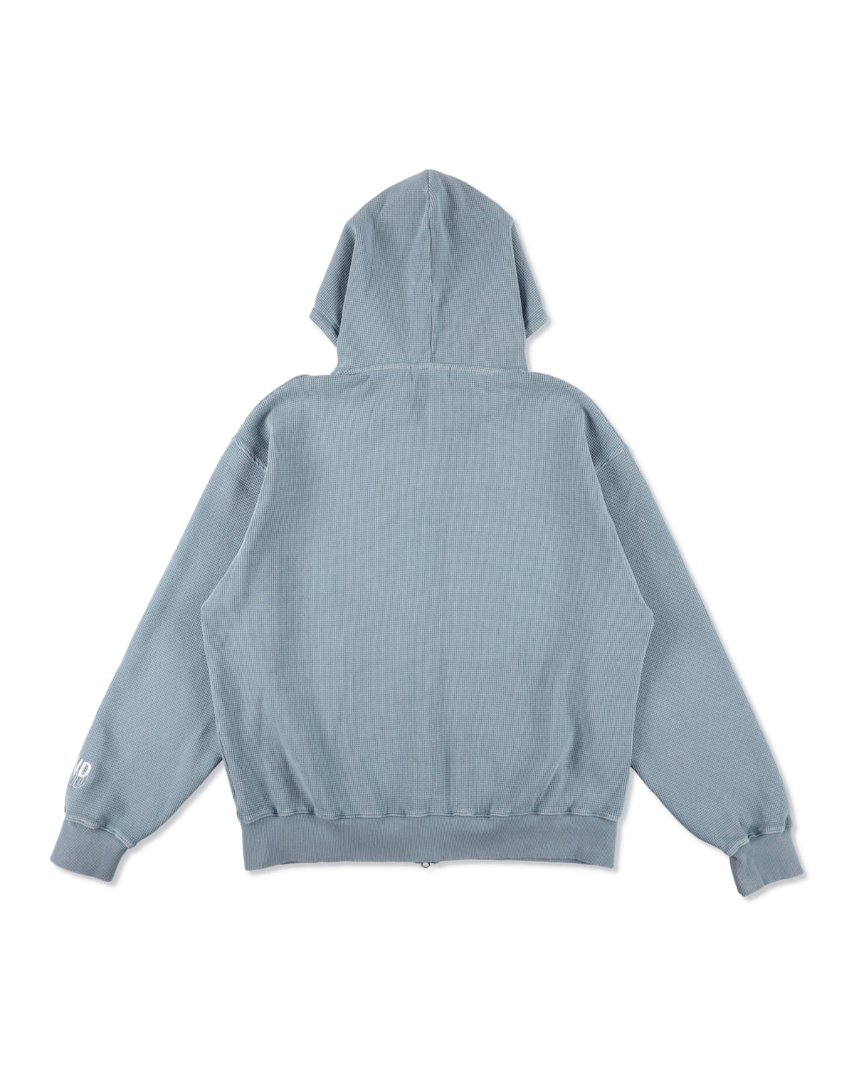 HEAVY WAFFLE ZIP SWEATSHIRT