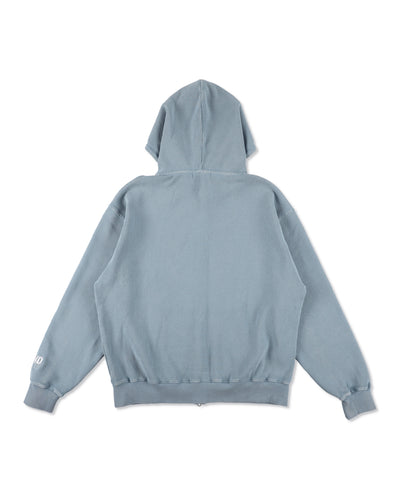 HEAVY WAFFLE ZIP SWEATSHIRT