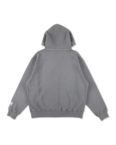 HEAVY WAFFLE ZIP SWEATSHIRT