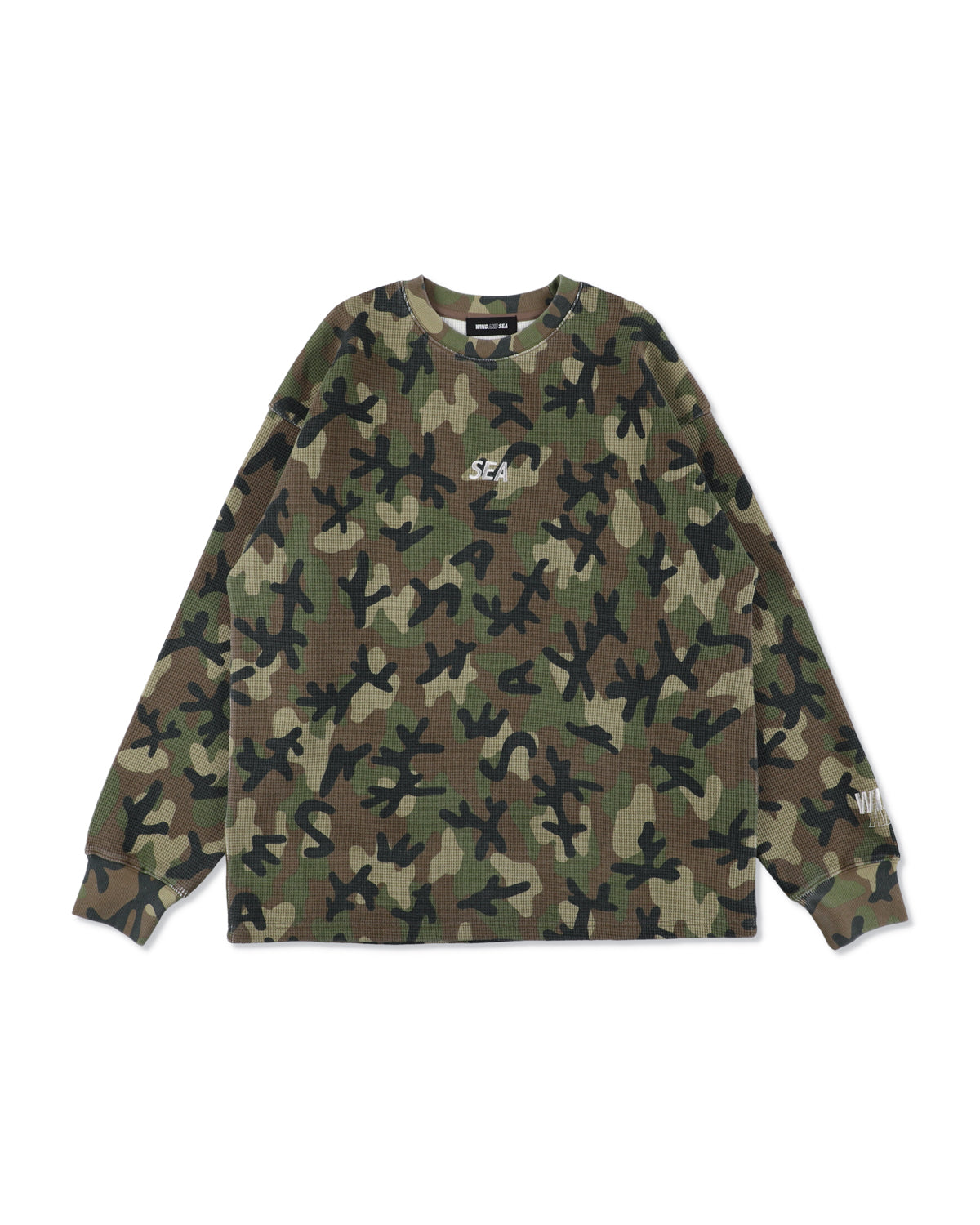 HEAVY WAFFLE L/S TEE – WIND AND SEA