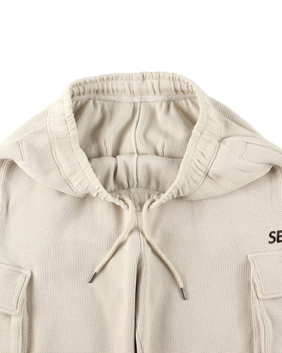 HEAVY WAFFLE CARGO PANTS