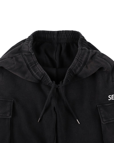 HEAVY WAFFLE CARGO PANTS