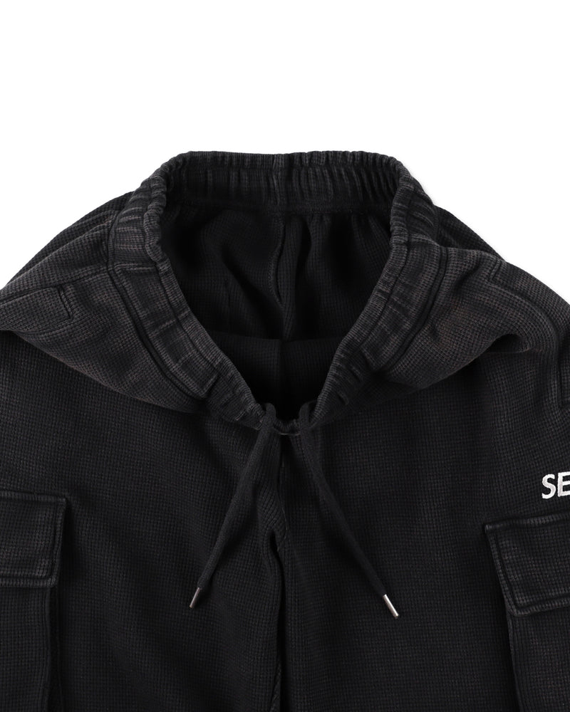 HEAVY WAFFLE CARGO PANTS