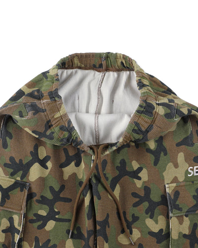 HEAVY WAFFLE CARGO PANTS