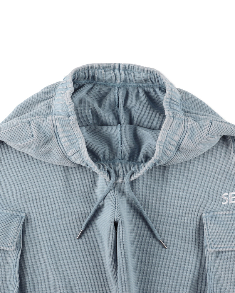 HEAVY WAFFLE CARGO PANTS