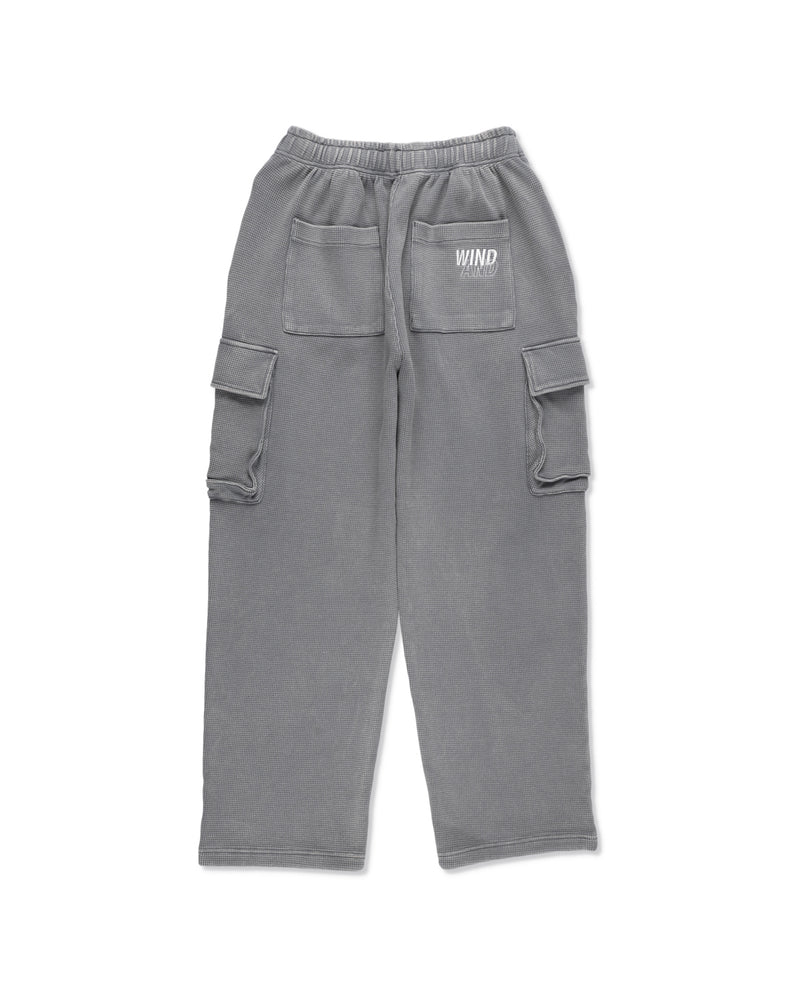HEAVY WAFFLE CARGO PANTS