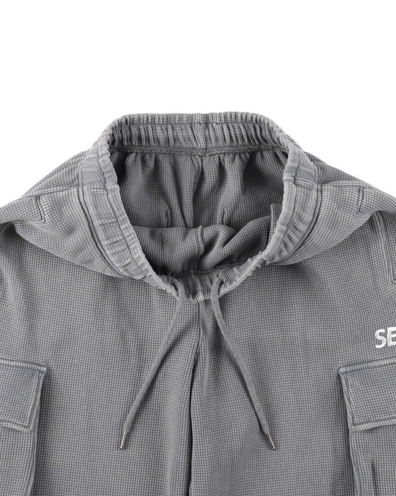 HEAVY WAFFLE CARGO PANTS