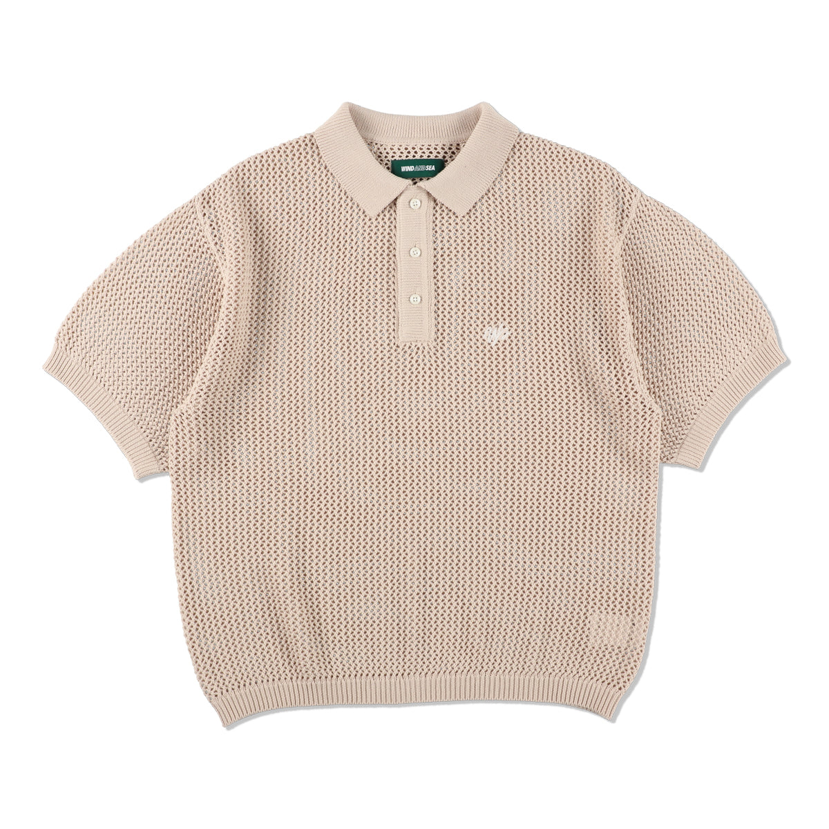 MESH KNIT POLO