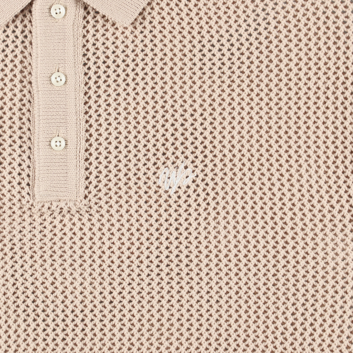 MESH KNIT POLO