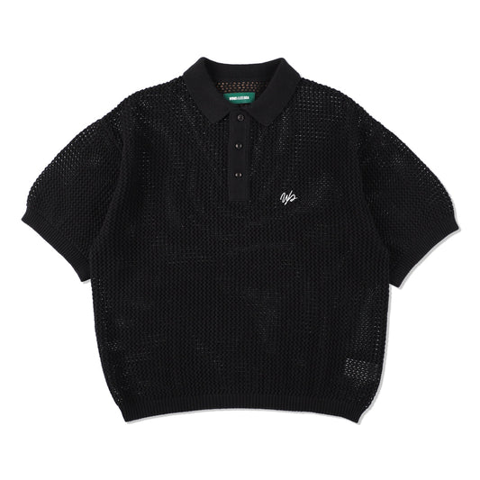 MESH KNIT POLO