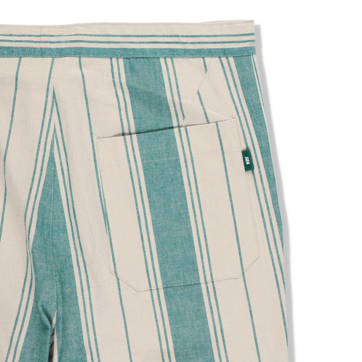 STRIPE LINEN EASY PANT