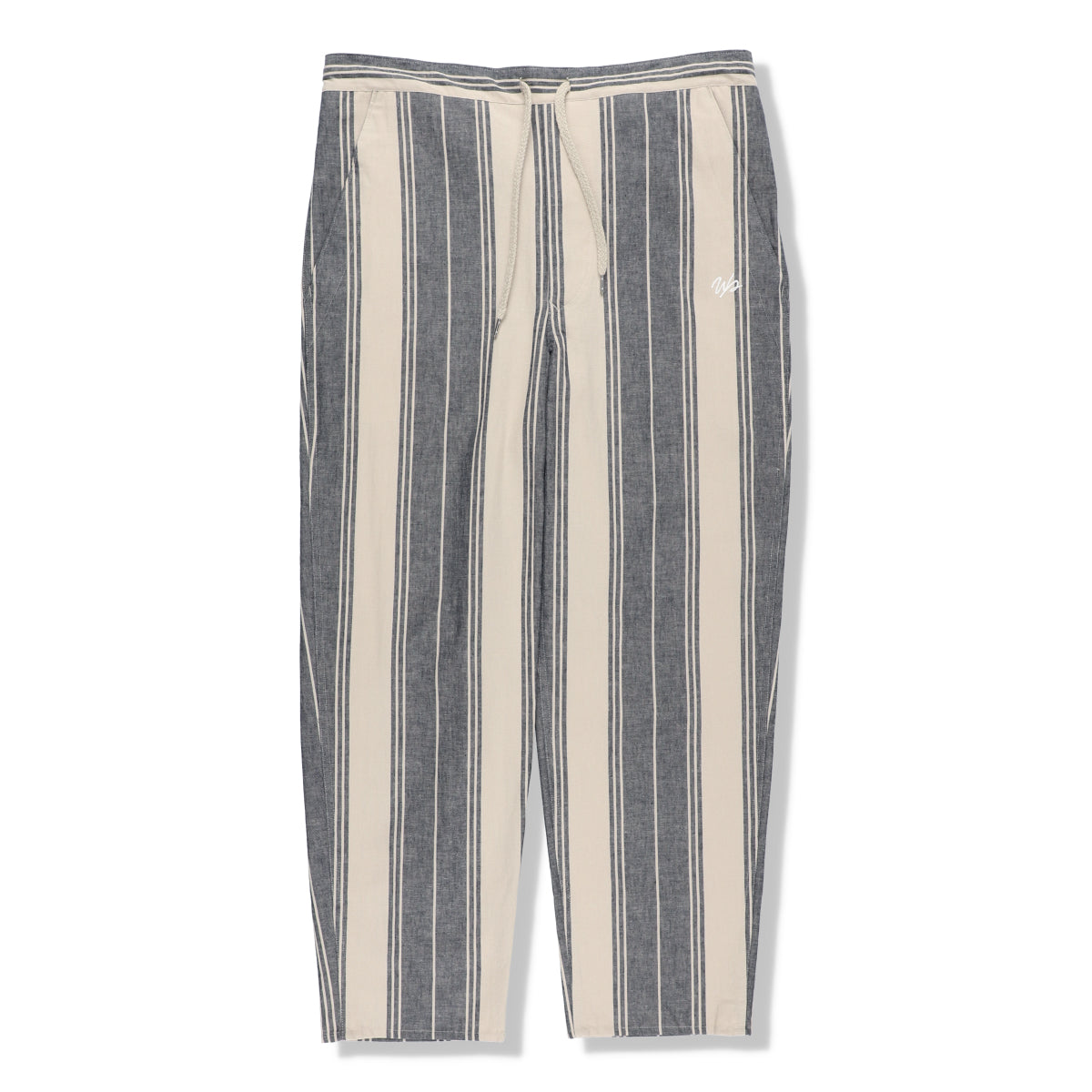 STRIPE LINEN EASY PANT