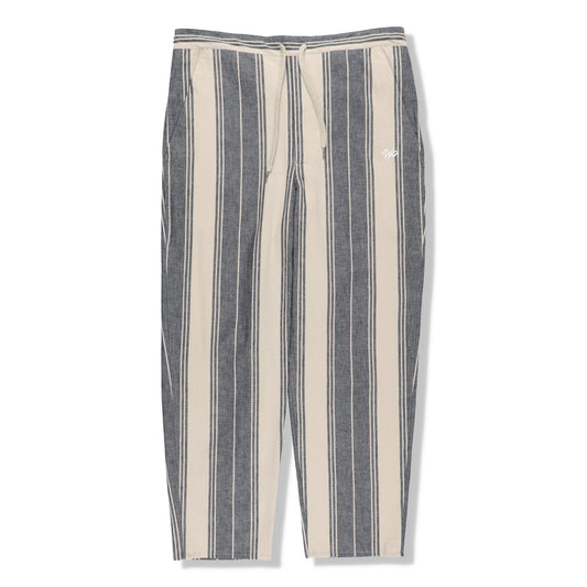 STRIPE LINEN EASY PANT