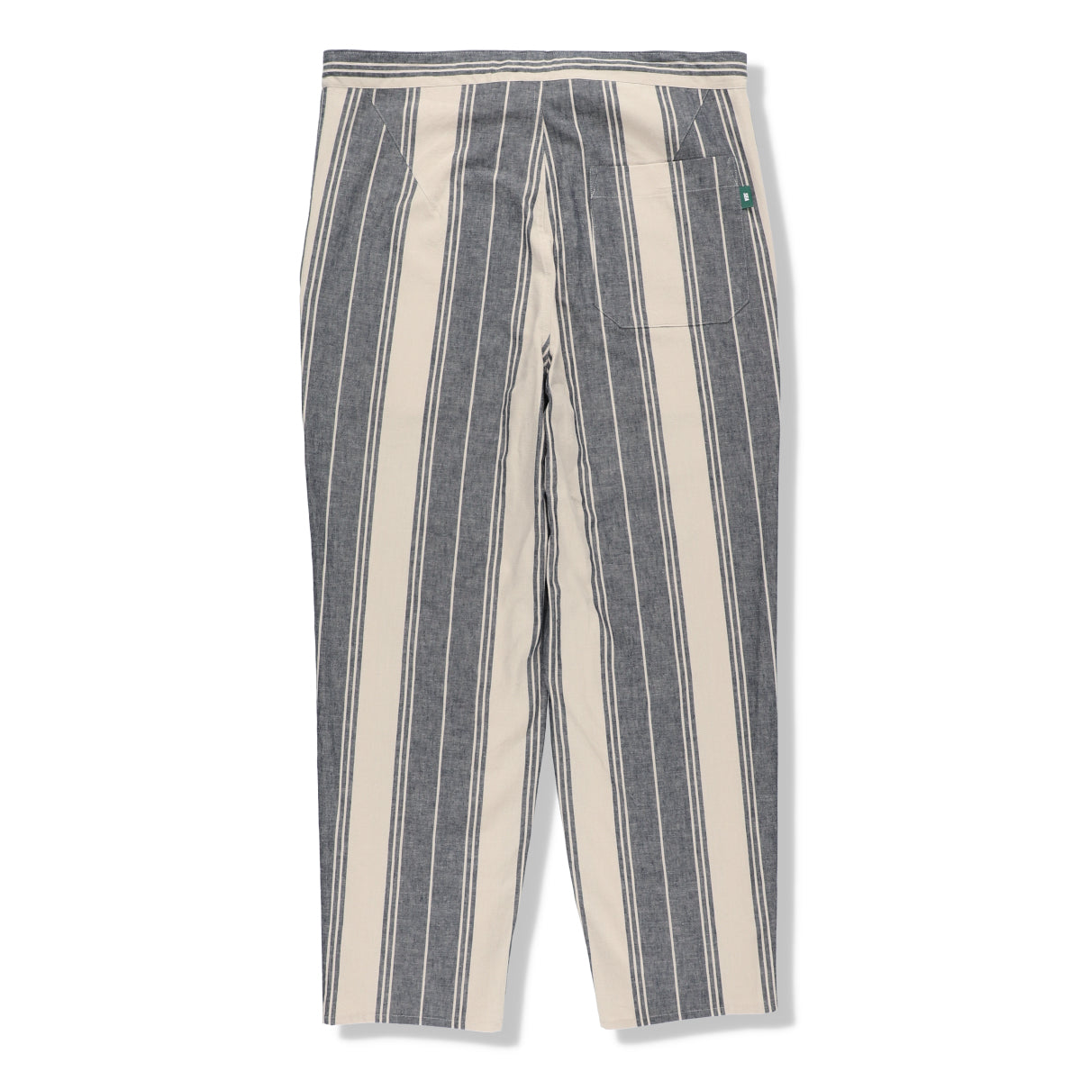 STRIPE LINEN EASY PANT