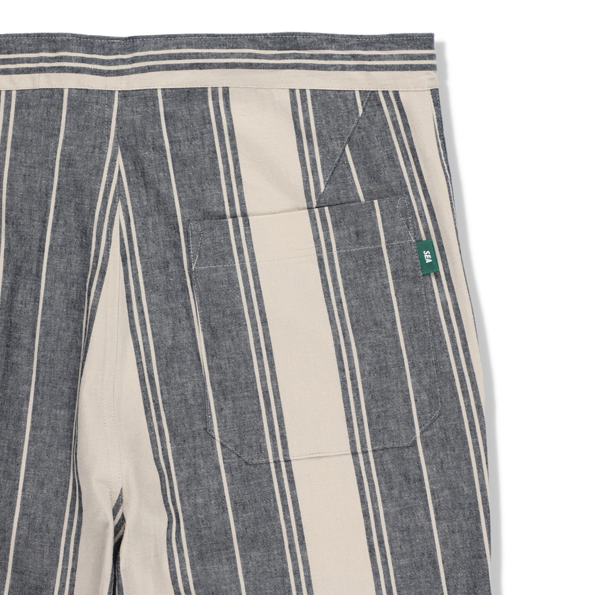 STRIPE LINEN EASY PANT