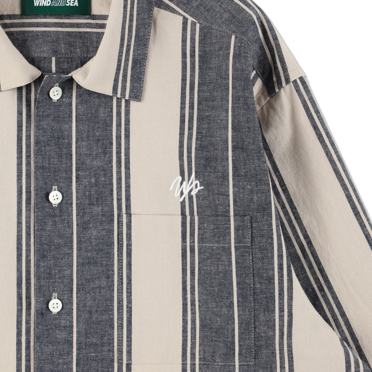 STRIPE LINEN SHIRT