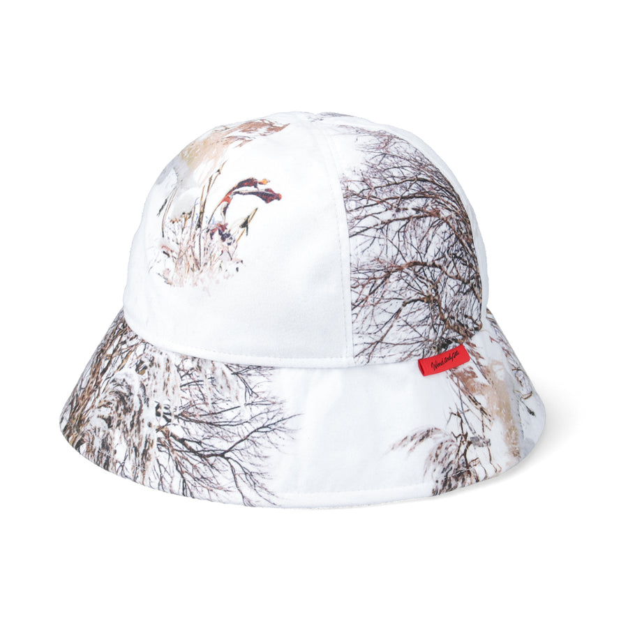 FLEECE HAT / WHITE_CAMO