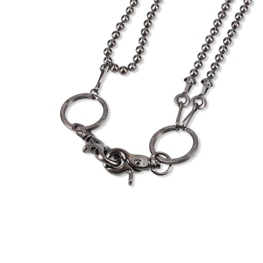 WALLET BALL CHAIN / ANTIQUE SILVER