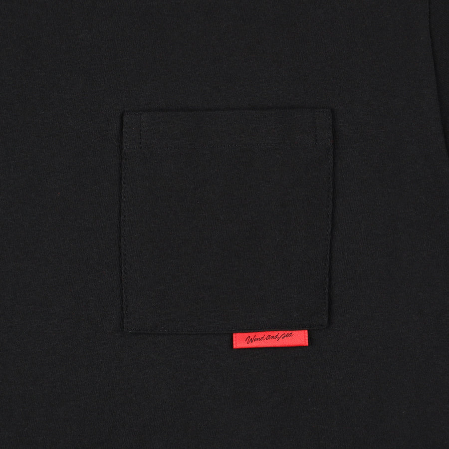 GRAPHIC POCKET TEE / BLACK