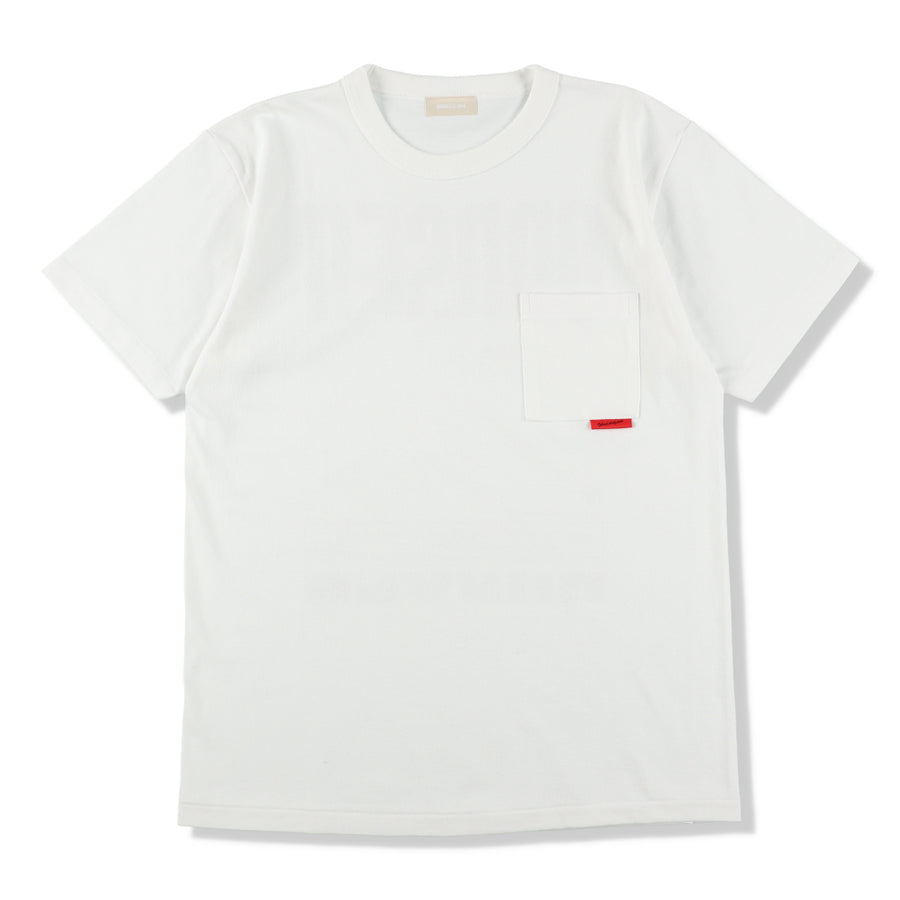 GRAPHIC POCKET TEE / WHITE