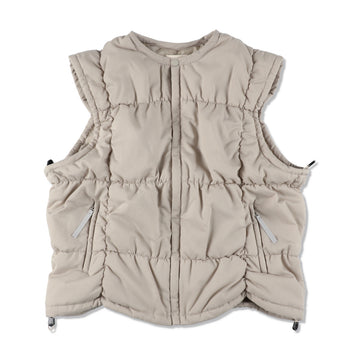 PUFFER VEST / BEIGE