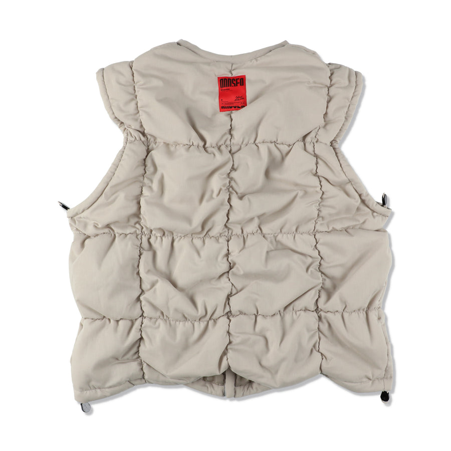 PUFFER VEST / BEIGE