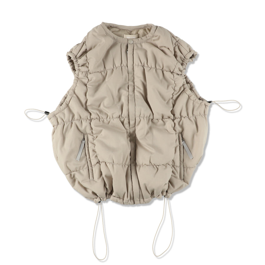 PUFFER VEST / BEIGE