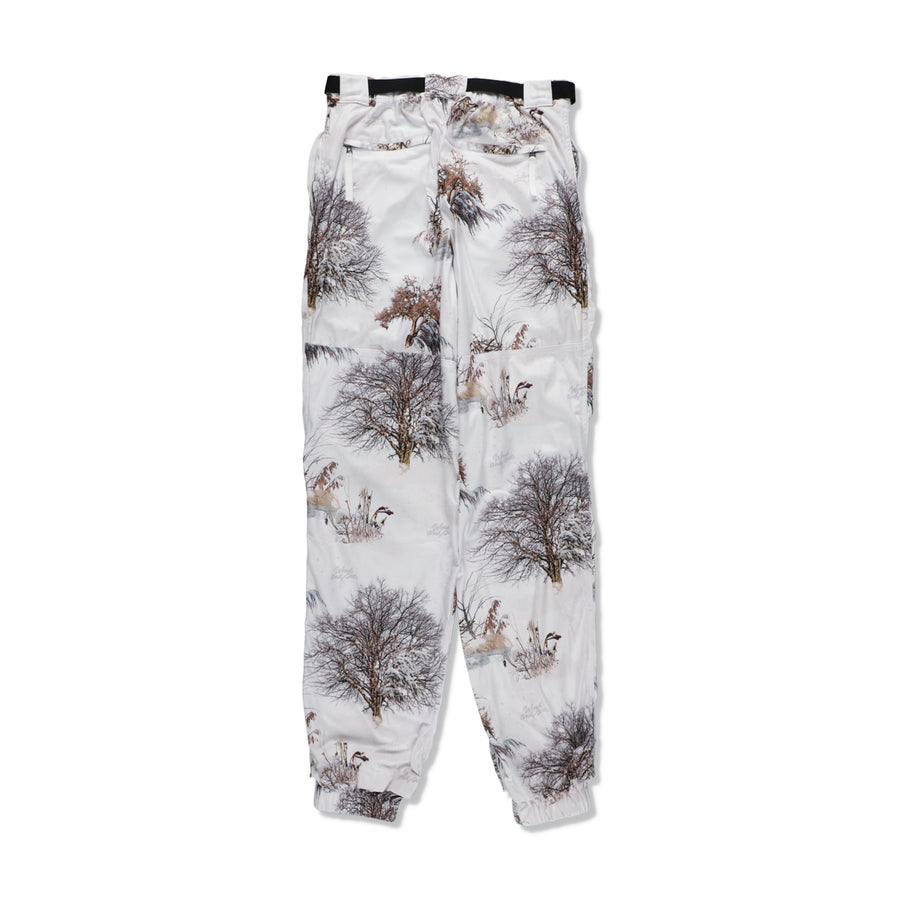 FLEECE PANT / WHITE_CAMO