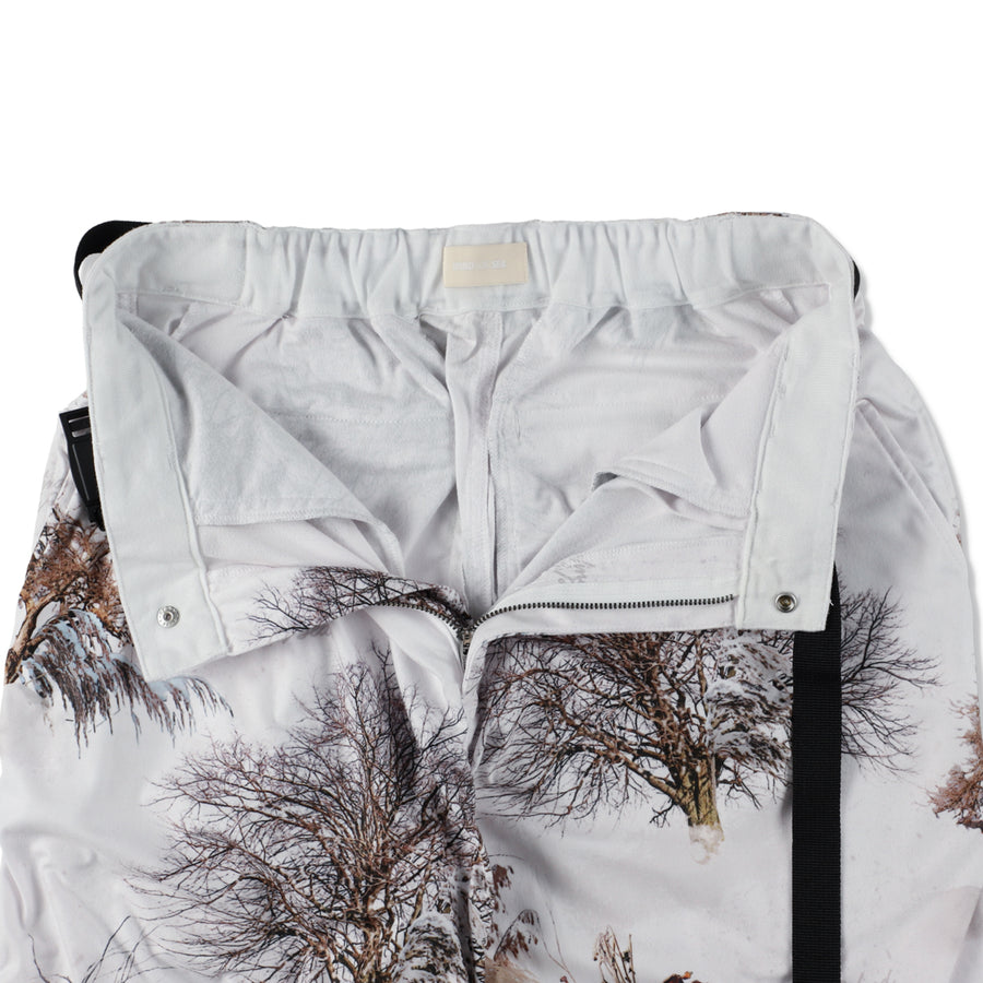 FLEECE PANT / WHITE_CAMO