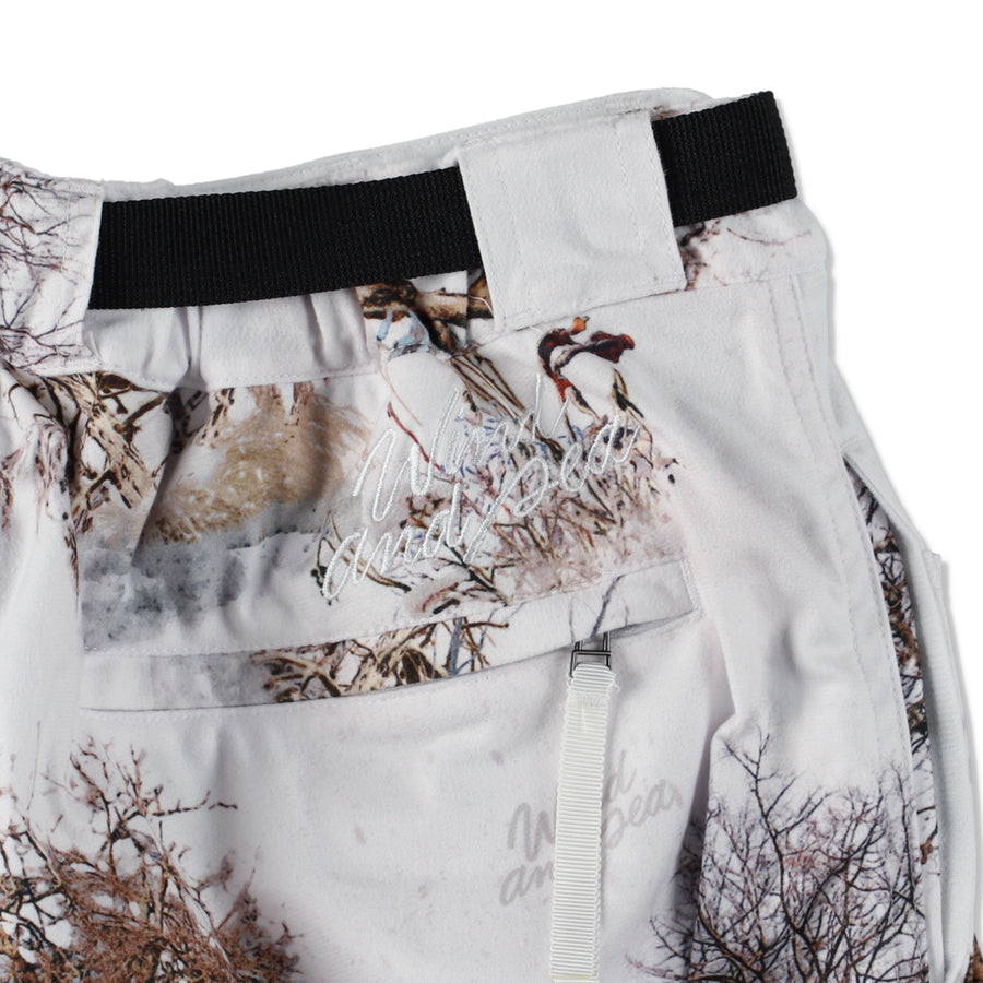 FLEECE PANT / WHITE_CAMO