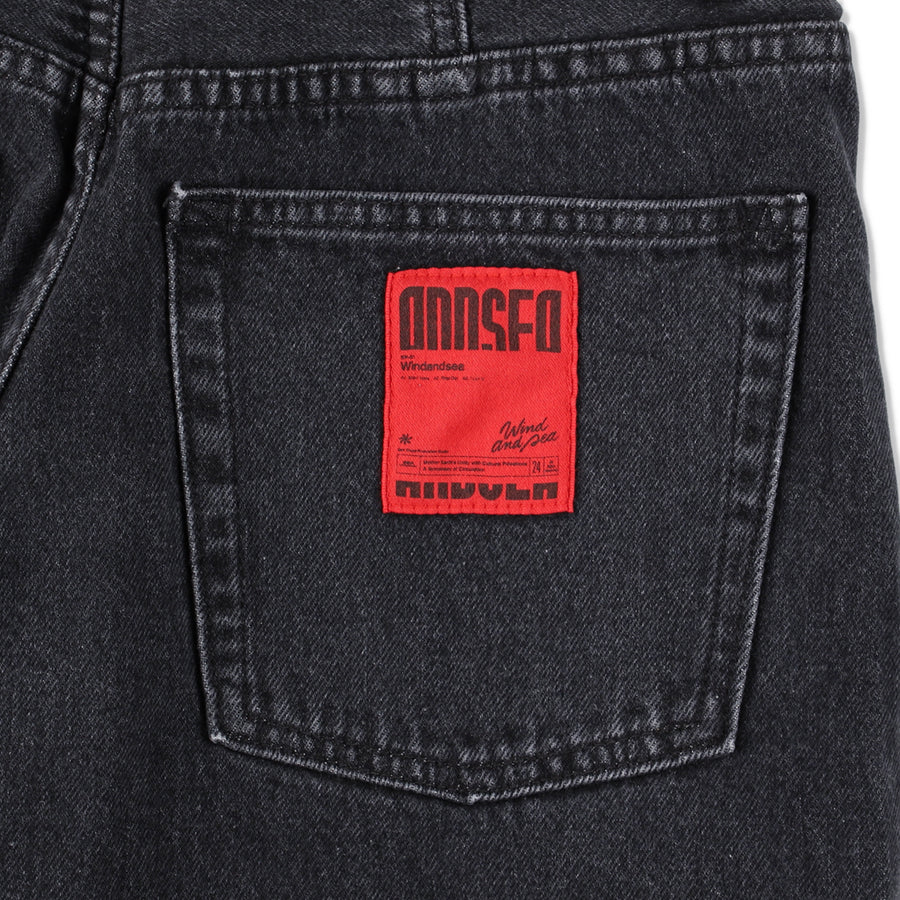 CRESCENT BAGGY JEAN / BLACK