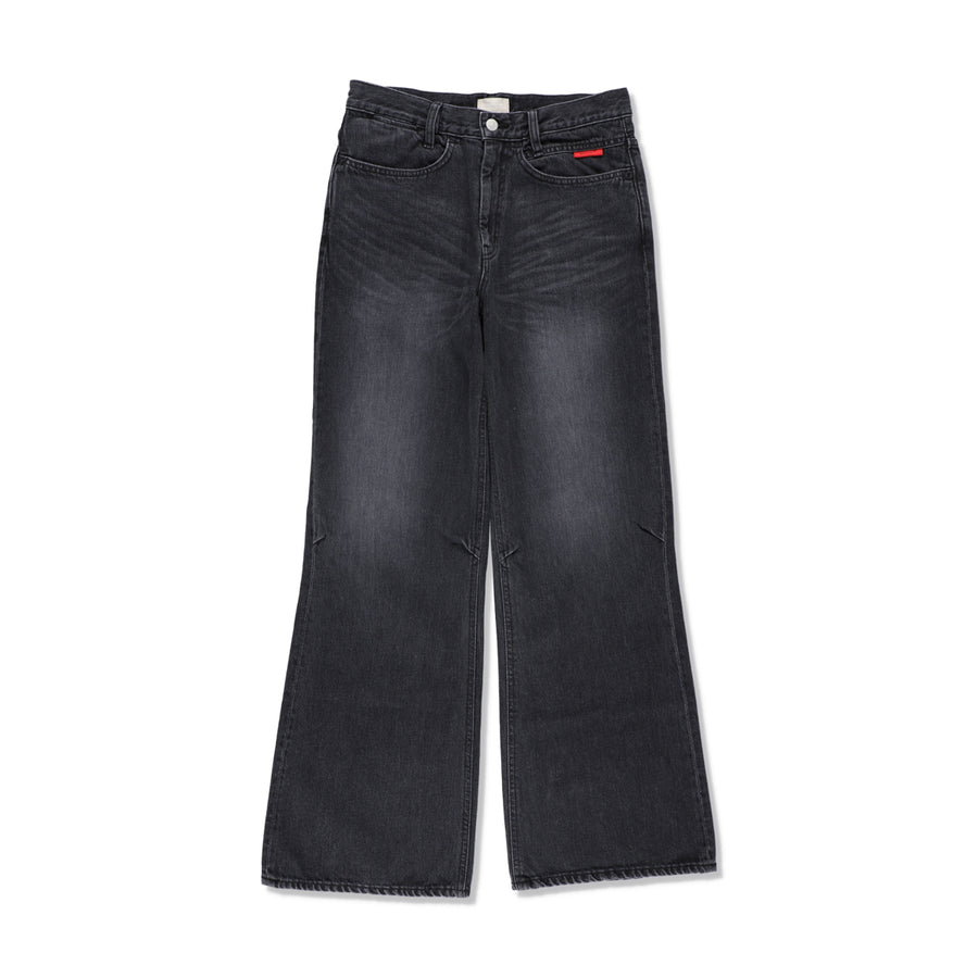 CRESCENT FLARE JEAN / BLACK