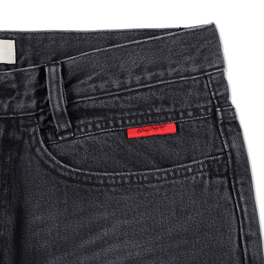 CRESCENT FLARE JEAN / BLACK