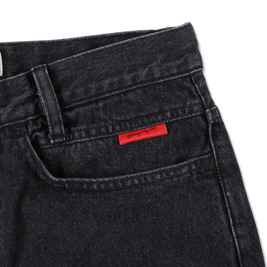 JEAN DENIM SHORT(BLACK) / BLACK