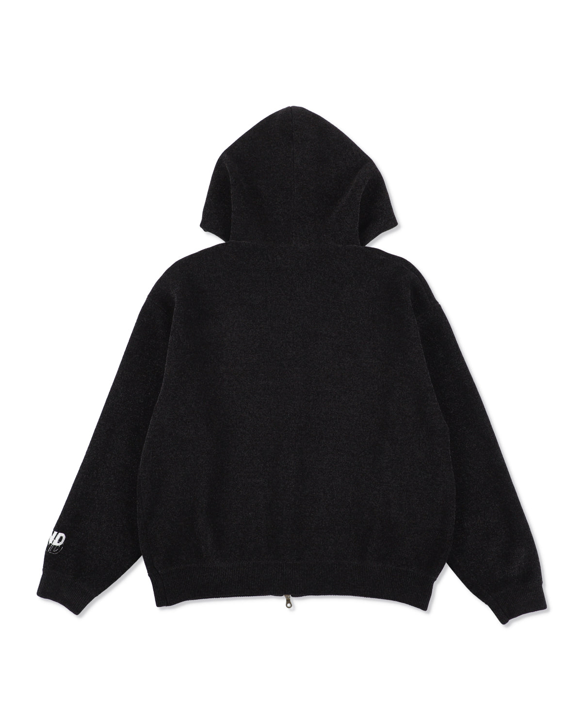 Mole Knit Zip Up Hooded Sweatshirt