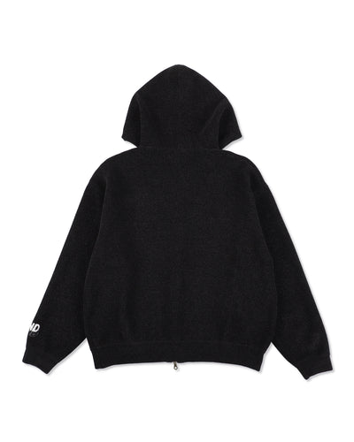 Mole Knit Zip Up Hooded Sweatshirt