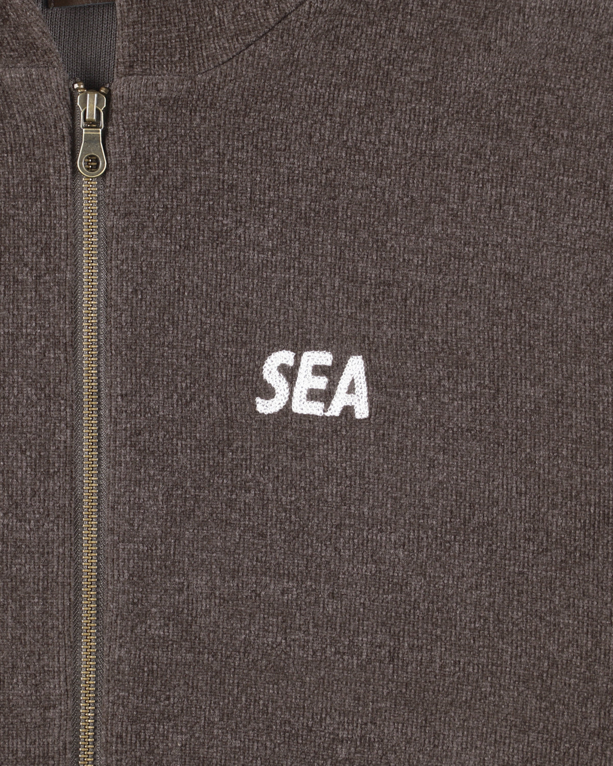 Mole Knit Zip Up Hooded Sweatshirt