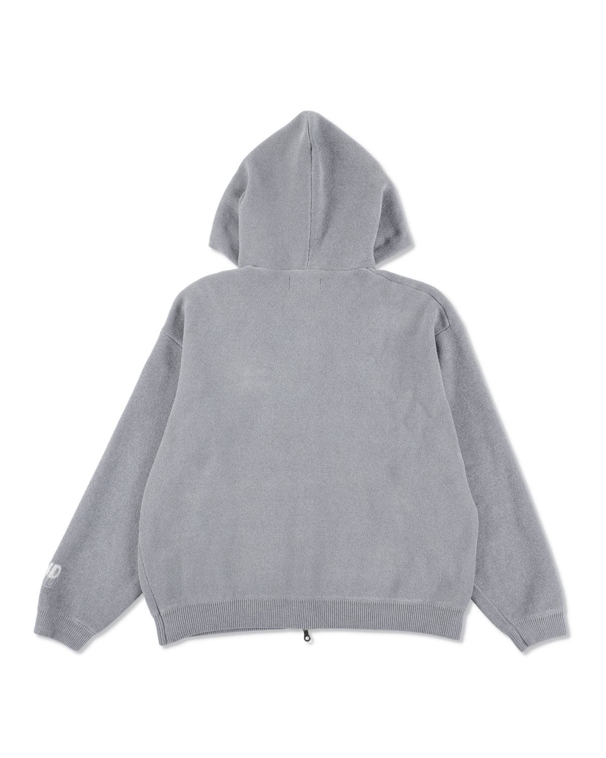 Mole Knit Zip Up Hooded Sweatshirt