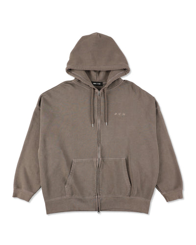 Circle Logo Zip Up Sweatshirt