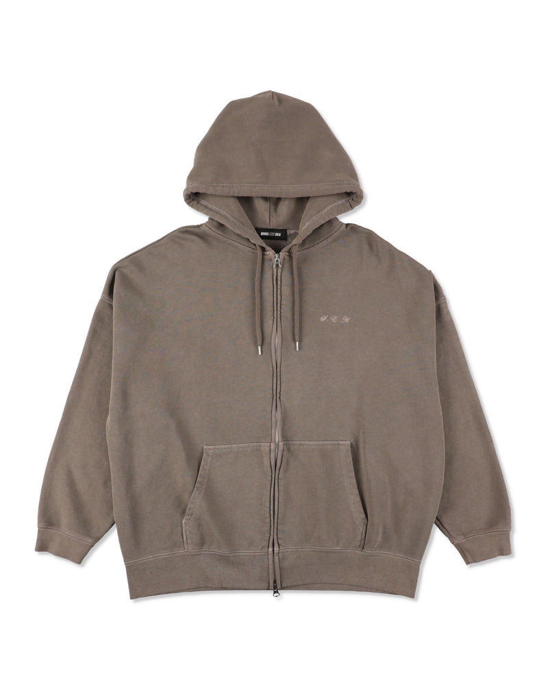 Circle Logo Zip Up Sweatshirt